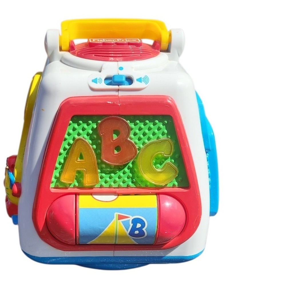 Fisher-Price Laugh & Learn Activity Cube Toddler Toy ABC Numbers Music 71365